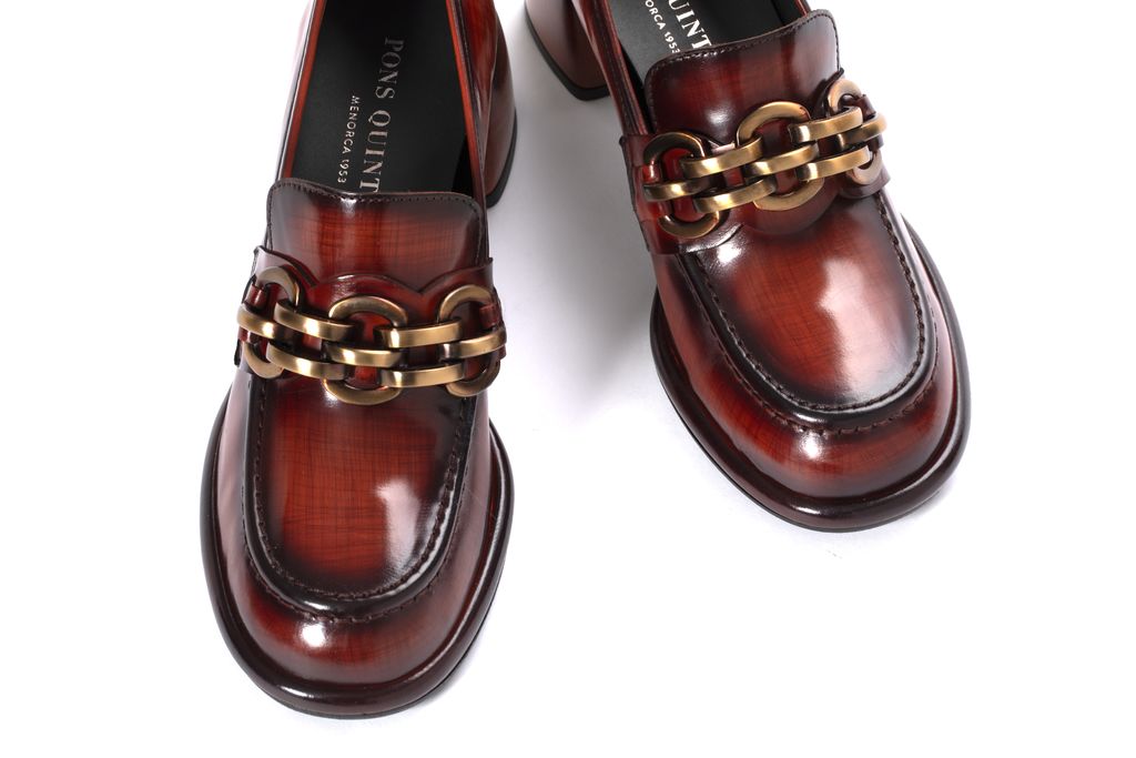 ZAPATO TACON EMILIA NEPAL BRANDY