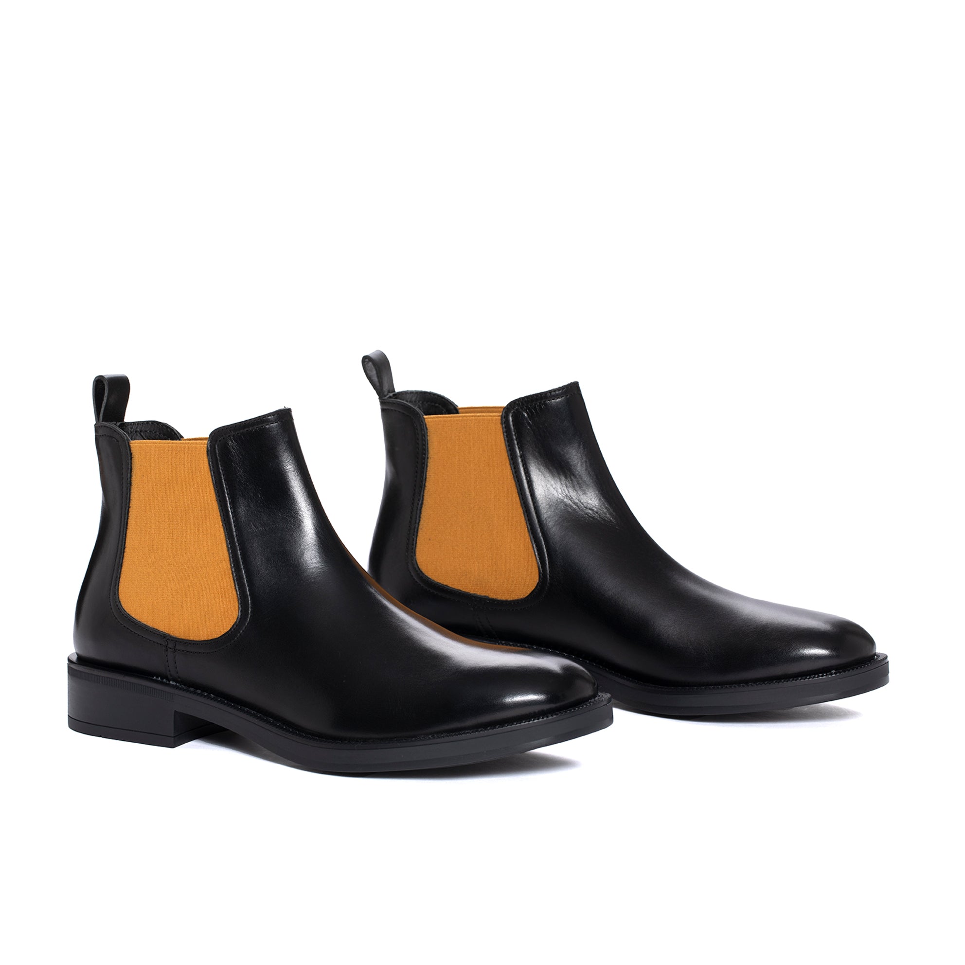 BLACK OMEGA NEPAL FLAT BOOT - MUSTARD