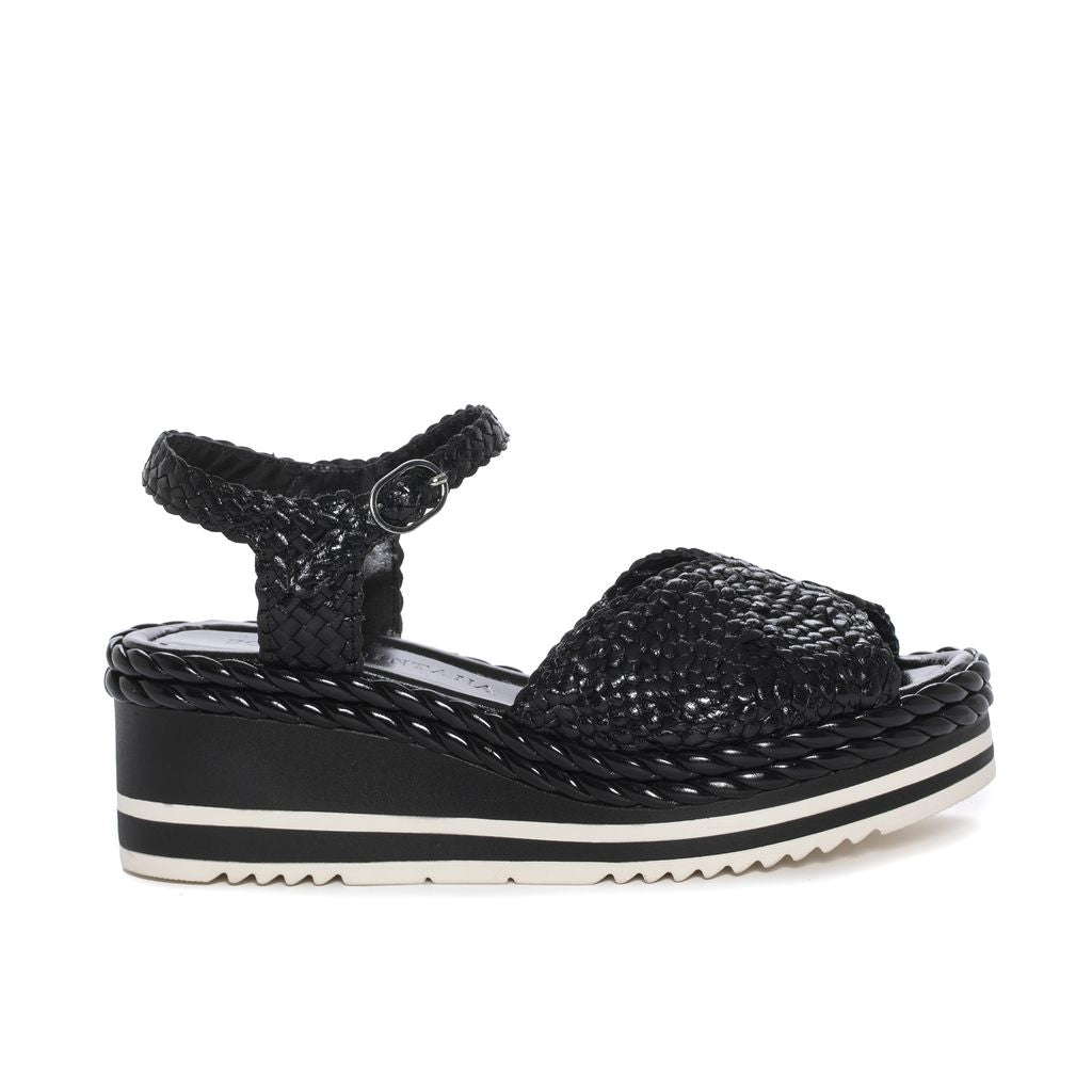 SANDALIA PLATAFORMA PADOVA NEGRO