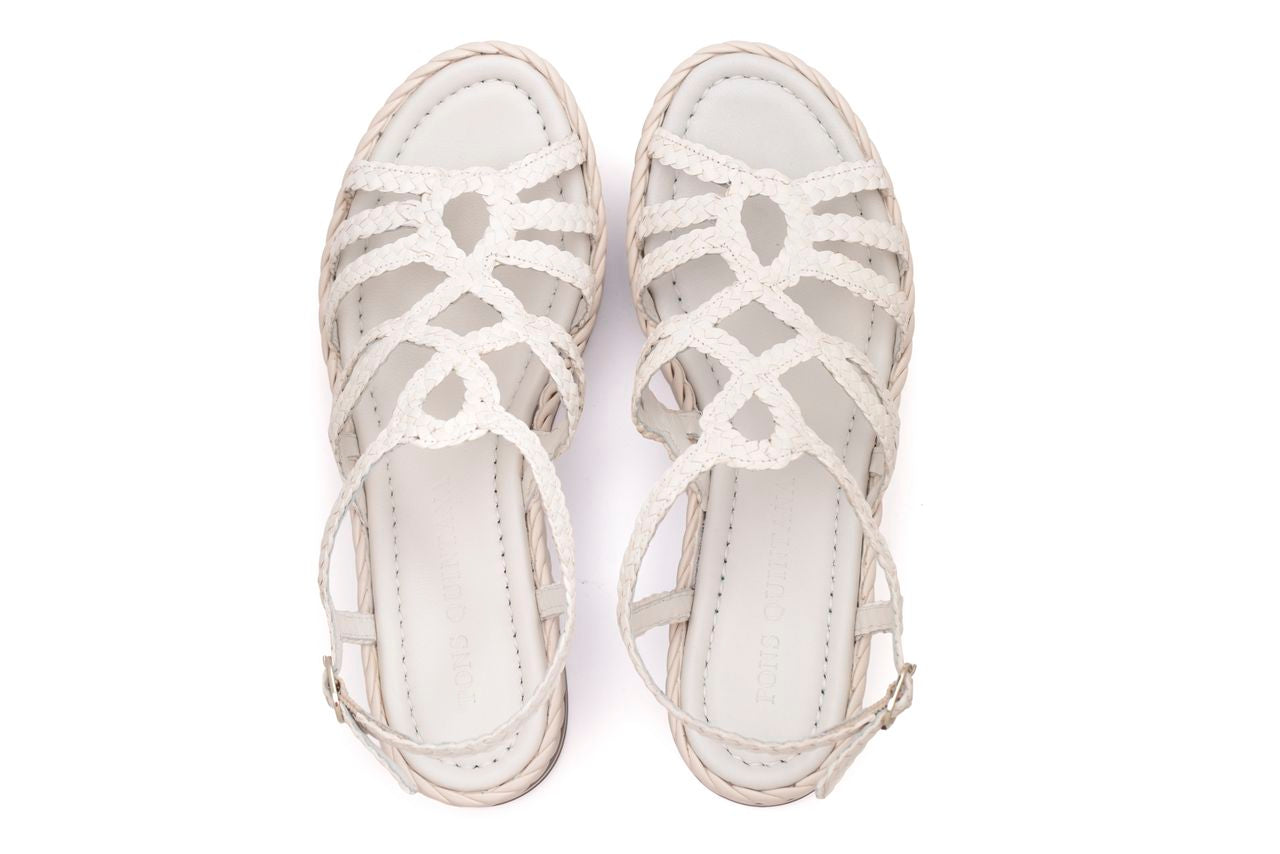 SANDALIA PLATAFORMA PADOVA WET MILK
