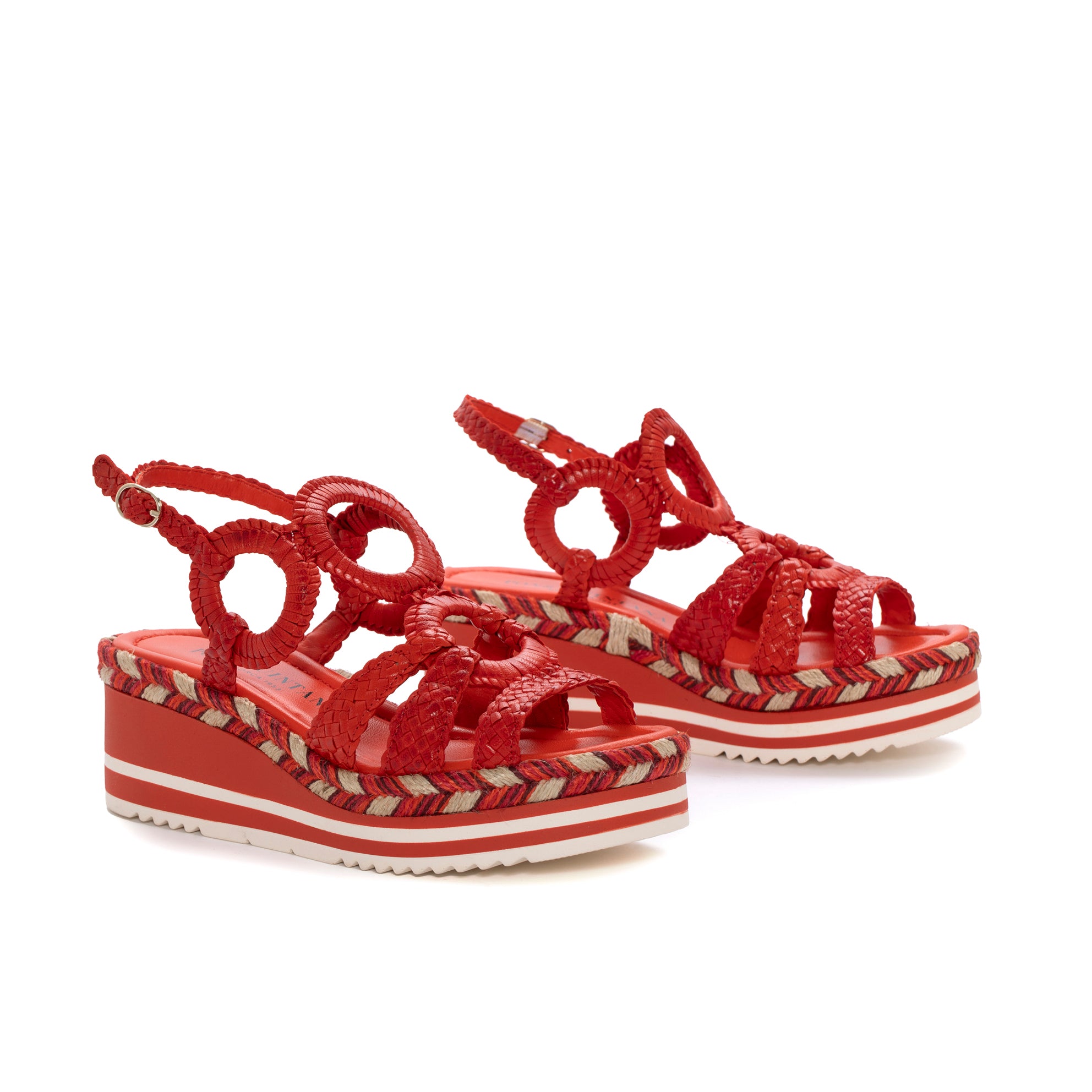 SANDALIA PLATAFORMA PADOVA MANDARINA