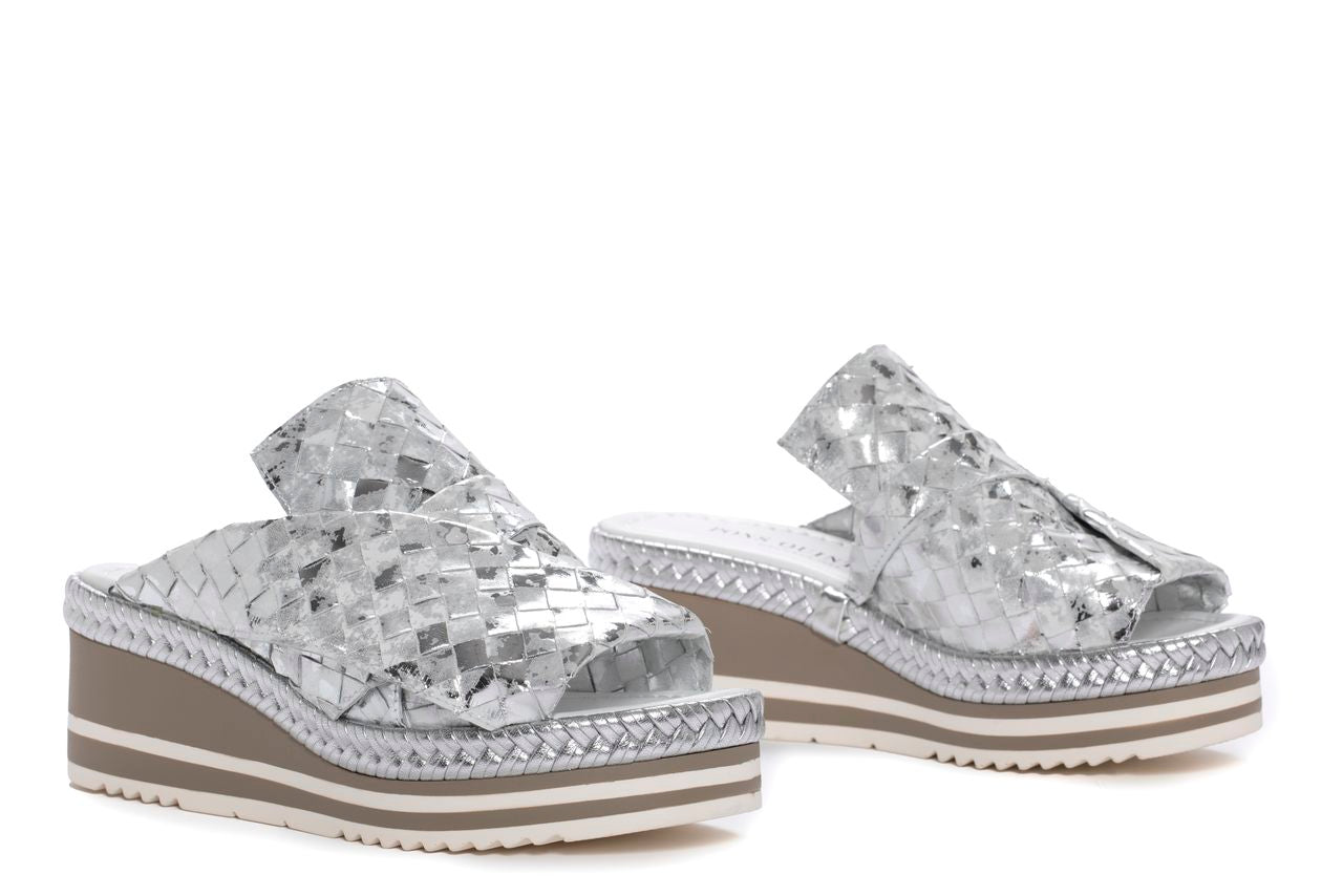 SANDALIA PLATAFORMA PADOVA GAUDETTE BLANCO