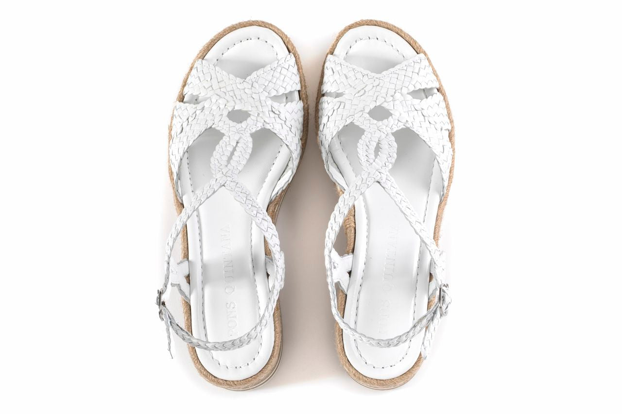 SANDALIA PLATAFORMA PADOVA BLANCO