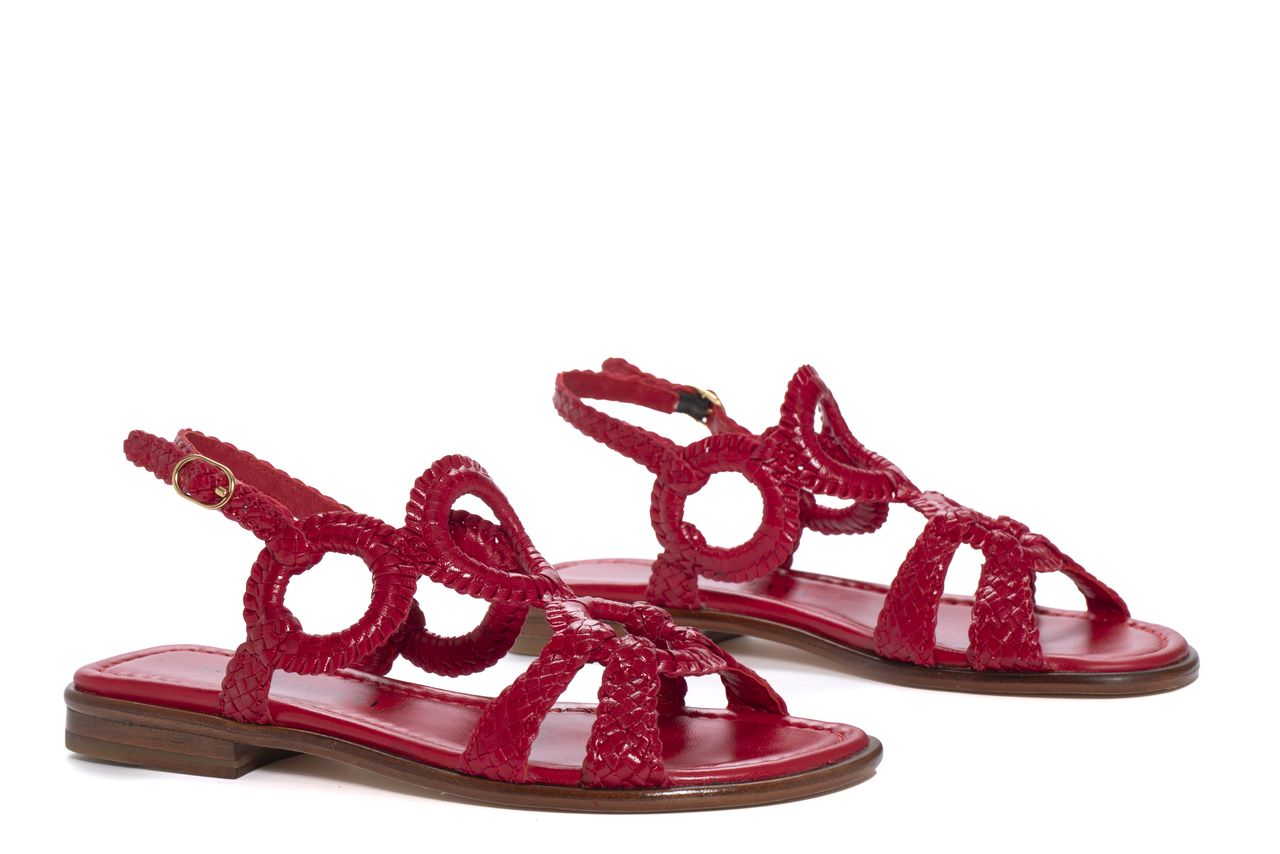 SANDALIA PLANA TINA RUBI