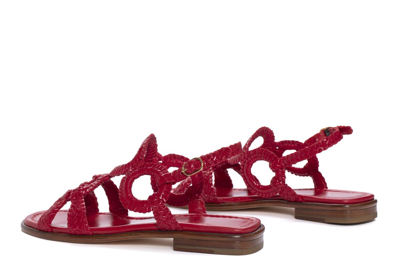 SANDALIA PLANA TINA RUBI