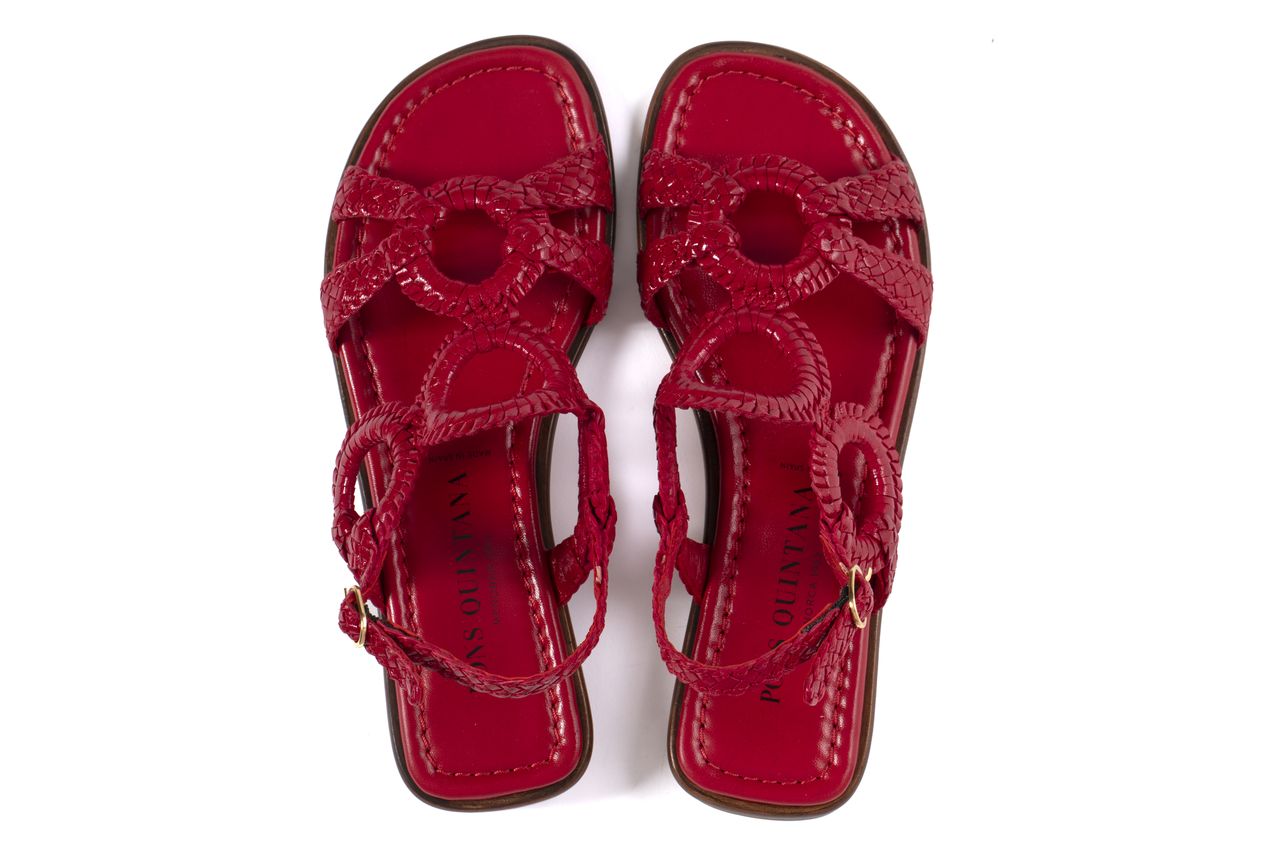 SANDALIA PLANA TINA RUBI