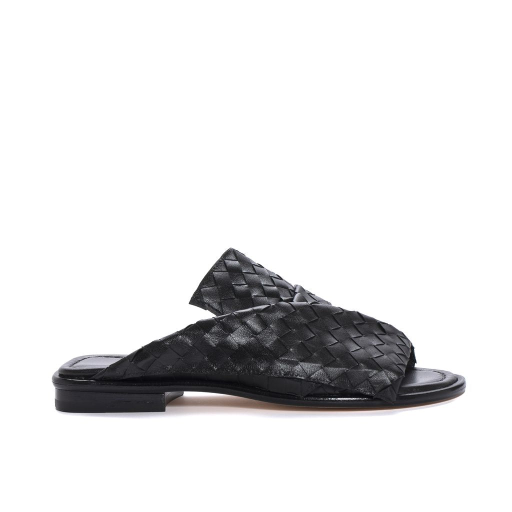 SANDALIA PLANA TINA NEGRO