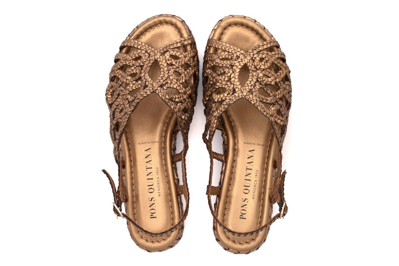 SANDALIA PLATAFORMA FORLI METAL OASSI