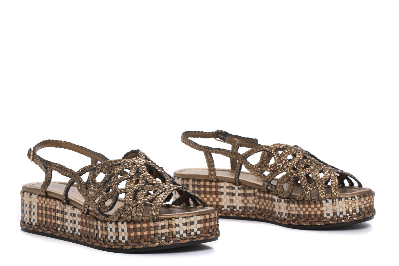 SANDALIA PLATAFORMA FORLI METAL OASSI