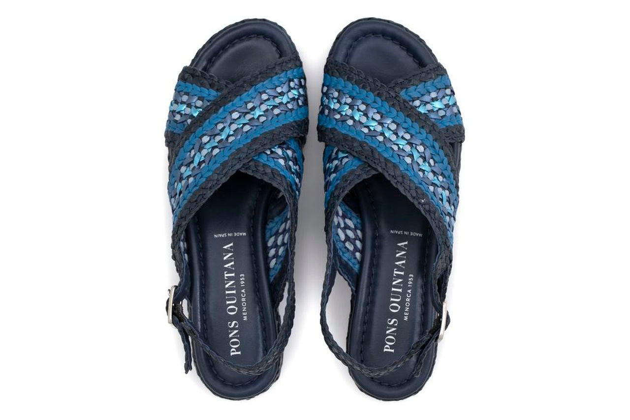 SANDALIA PLATAFORMA FORLI AZULON V254