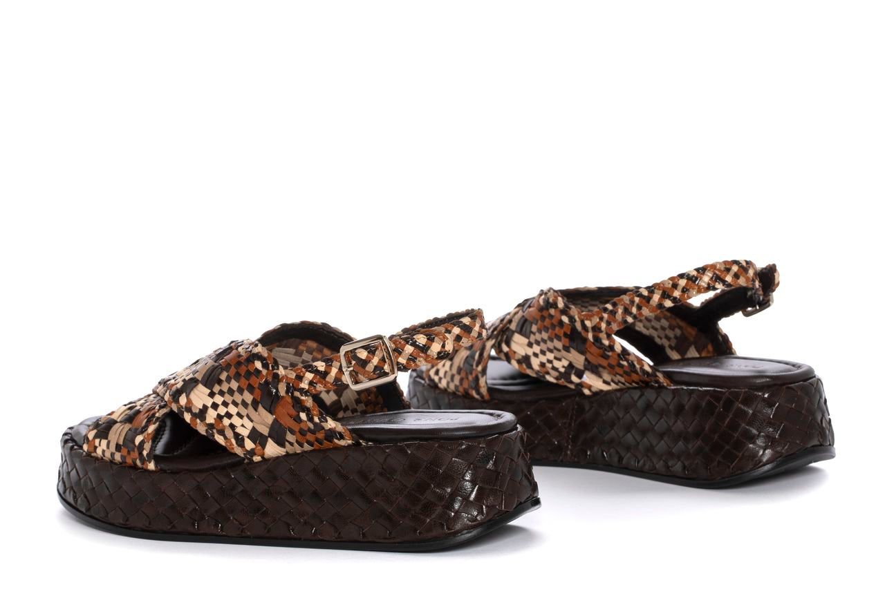 SANDALIA PLATAFORMA MAUI TRENZADO 8MM COMBI PE