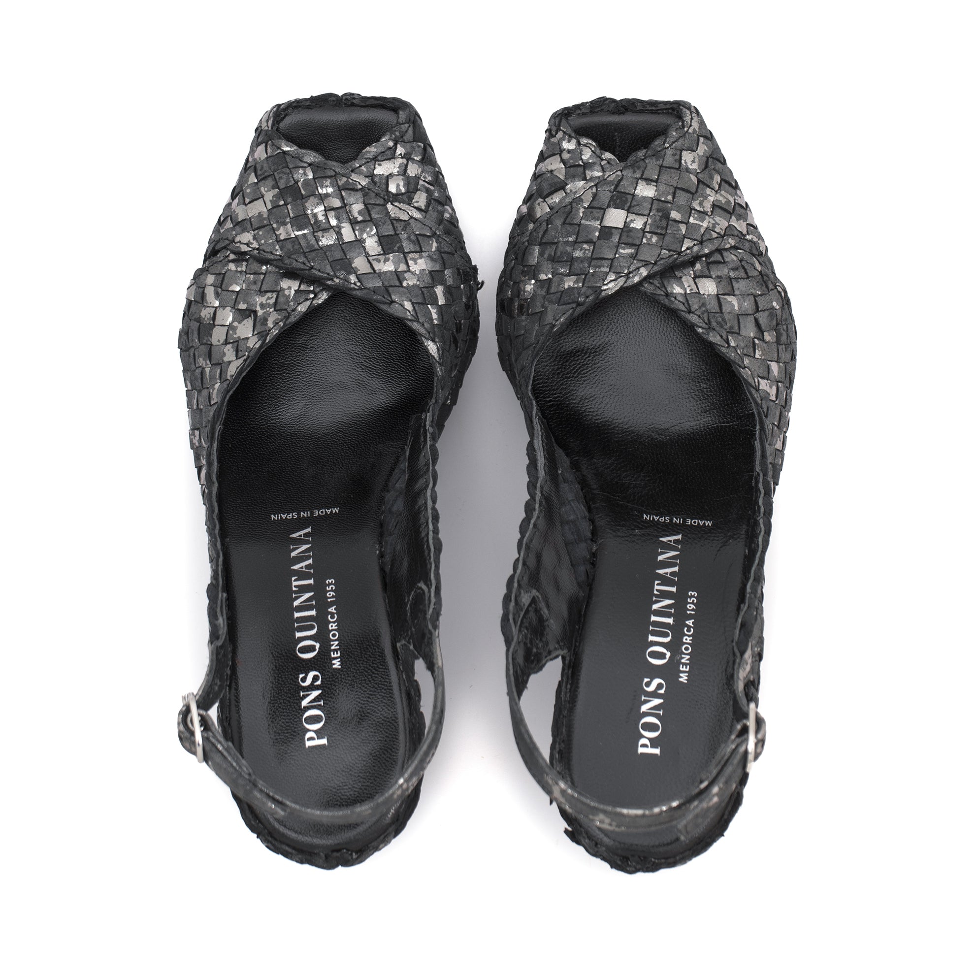 SANDALIA TACON CALI GAUDET NEGRO