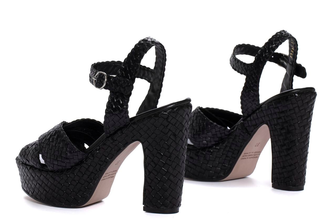 SANDALIA TACON GENOVA NEGRO