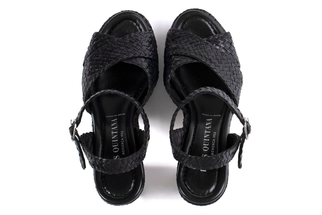 SANDALIA TACON GENOVA NEGRO