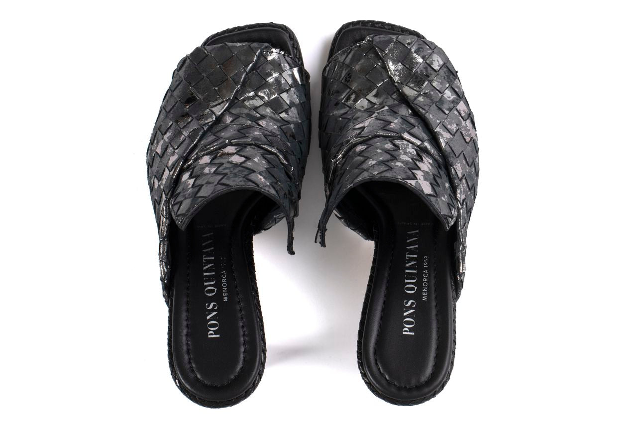 SANDALIA TACON FIJI GAUDETTE NEGRO