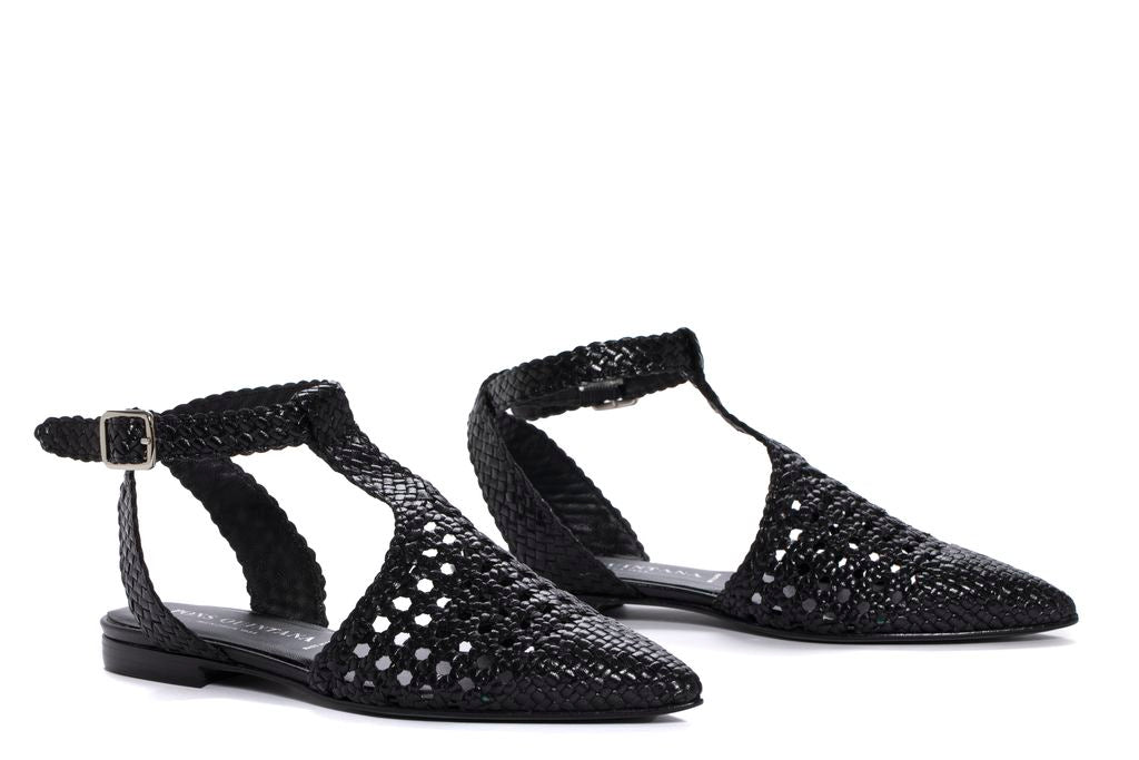 SANDALIA PLANA CAIRO NEGRO