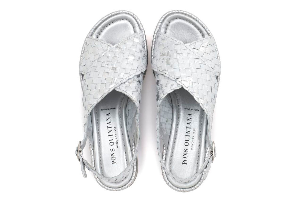 SANDALIA PLATAFORMA MILAN BLANCO