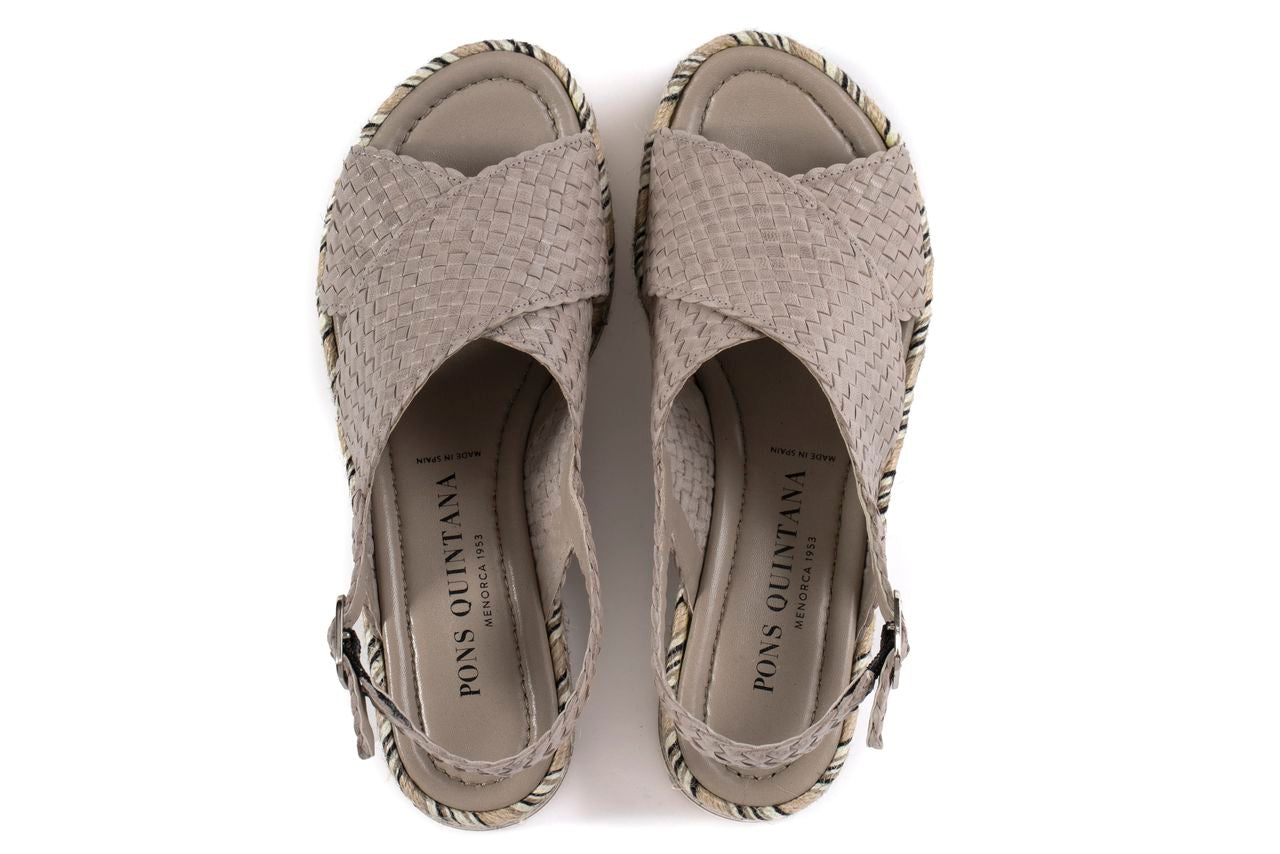 SANDALIA PLATAFORMA MILAN FUMO