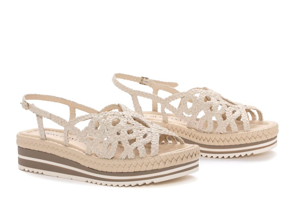 SANDALIA PLATAFORMA MILAN WET SALINAS