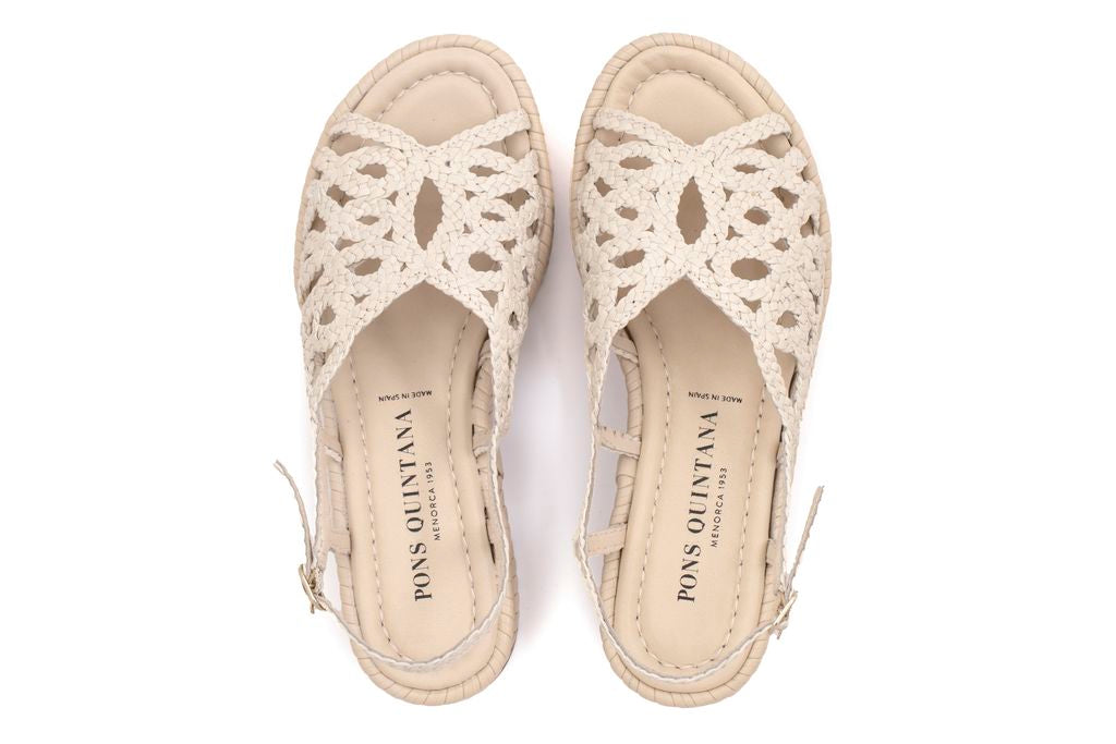 SANDALIA PLATAFORMA MILAN WET SALINAS