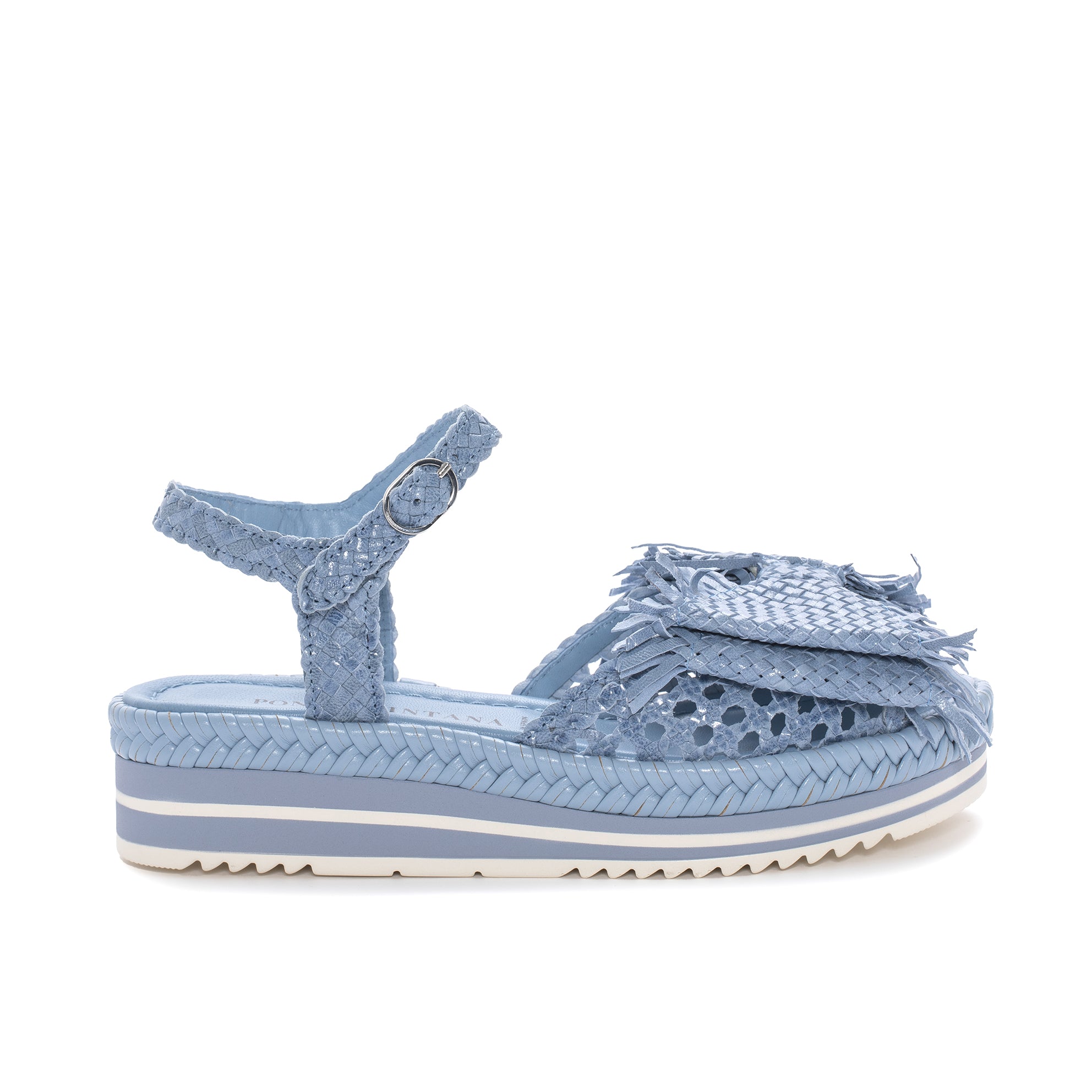 SANDALIA PLATAFORMA MILAN LAZO AQUA