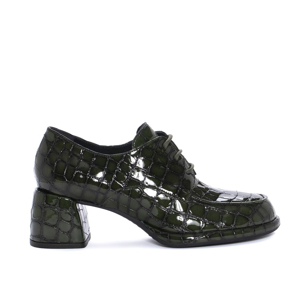 ZAPATO TACON EMILIA COCCO ZAMBIA MUSGO