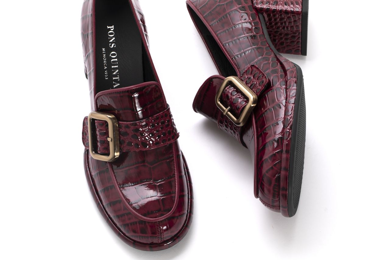 EMILIA COCCO LAKE CHIENTI HEEL MOCCASIN