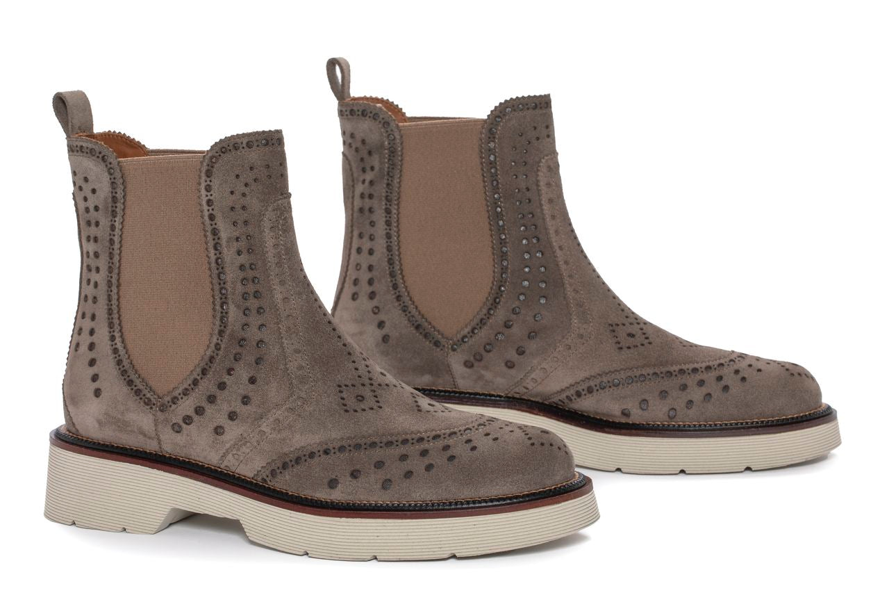 BOTIN PLATAFORMA JIMMY VELOUR TOPO