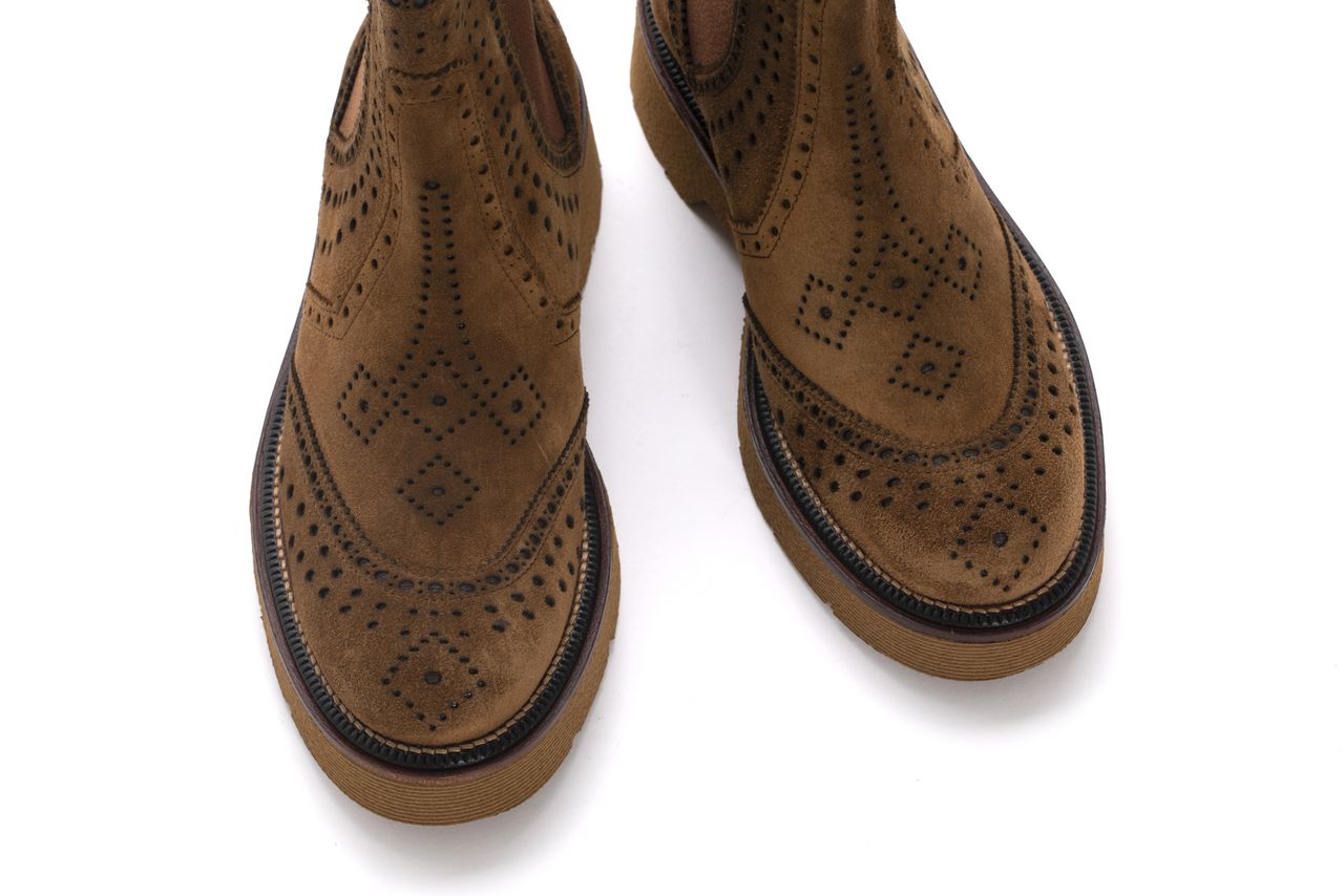 BOTIN PLATAFORMA JIMMY VELOUR TOFFE