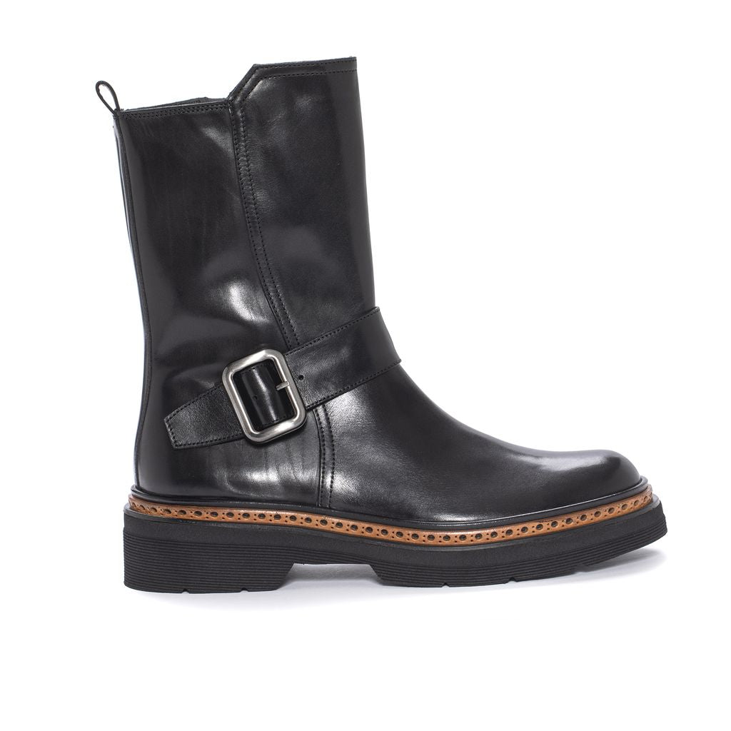BOTIN PLATAFORMA YANNY MAKETE NEGRO