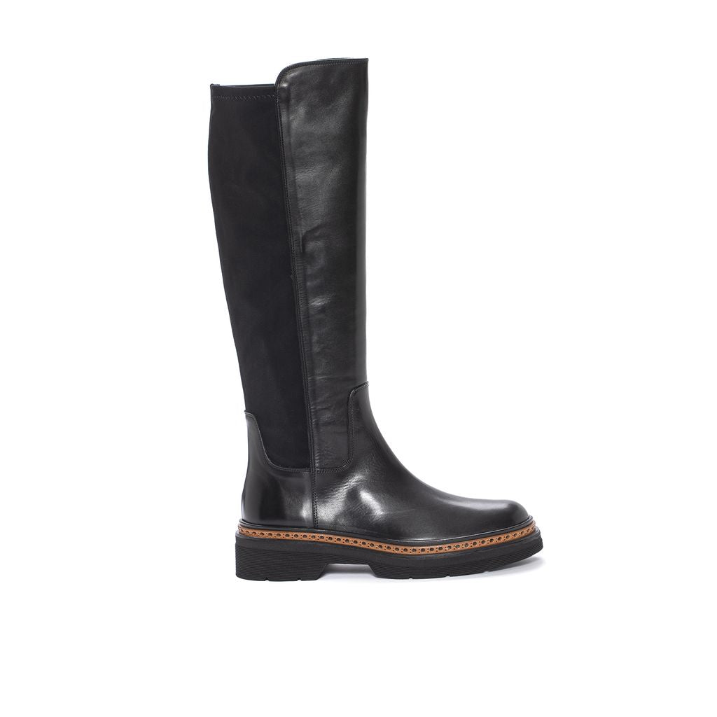 BOTA PLATAFORMA YANNY BABY CALF NEGRO
