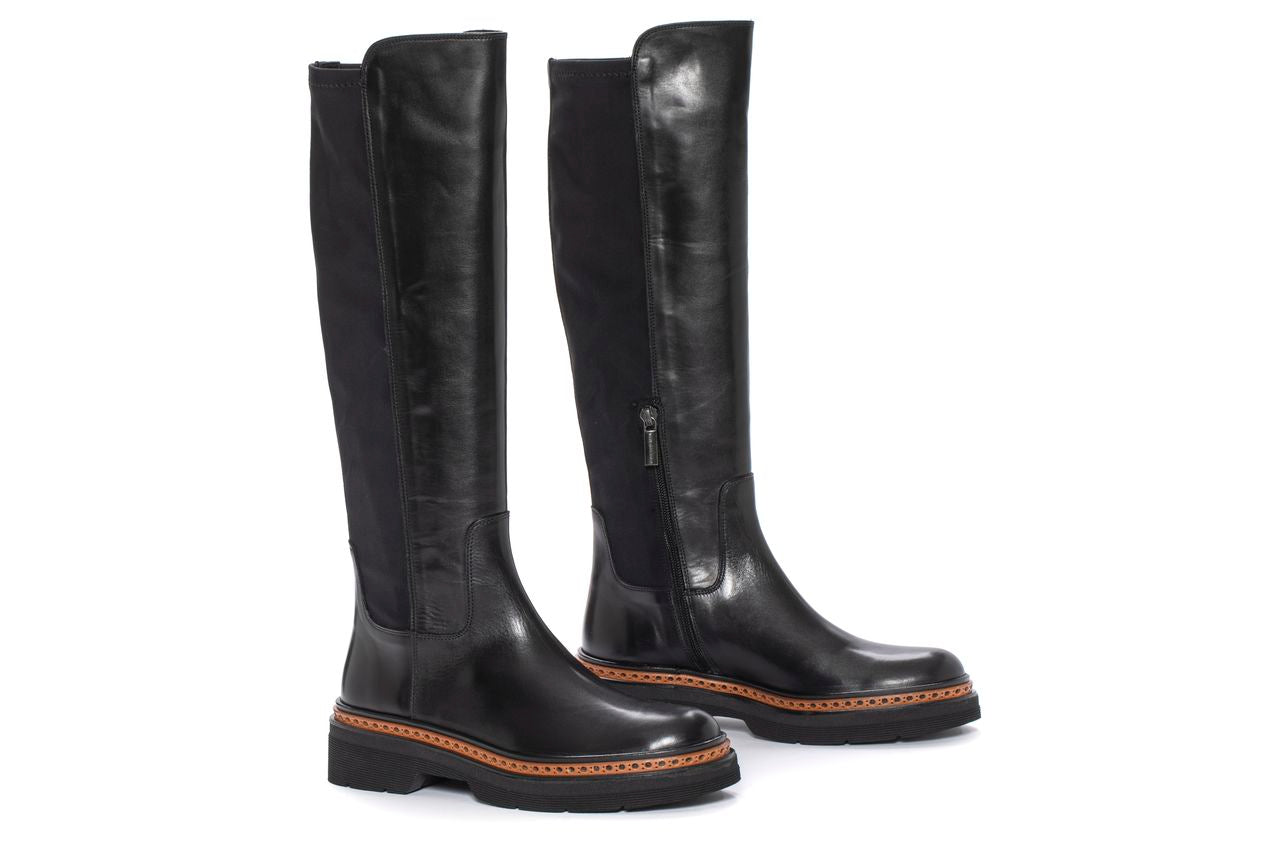 BOTA PLATAFORMA YANNY BABY CALF NEGRO