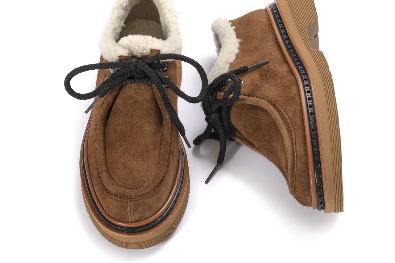 BLUCHER PLATAFORMA YANNY VELOUR TOFFE