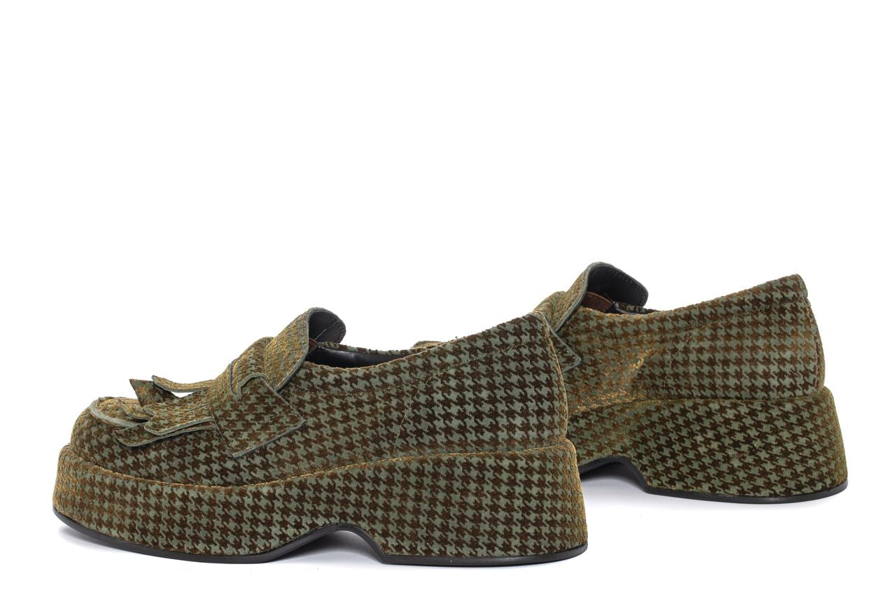 MOCASIN PLATAFORMA FLIPER PIE DE POULE FOREST