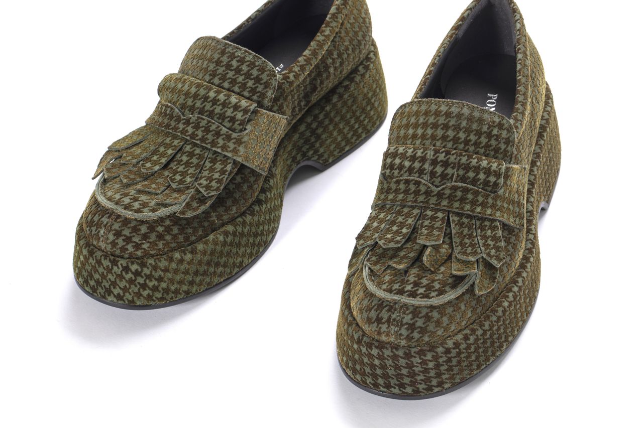 MOCASIN PLATAFORMA FLIPER PIE DE POULE FOREST