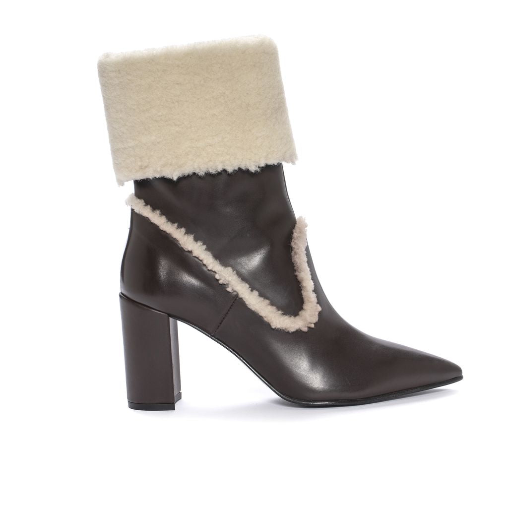 BOTIN TACON APRIL BABY CALF EXPRESS + MOUTON BEIGE