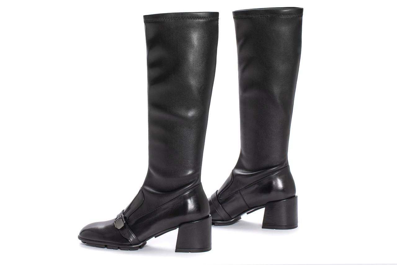 BOTA TACON VICHY BABY CALF + NAPA STRECH NEGRO