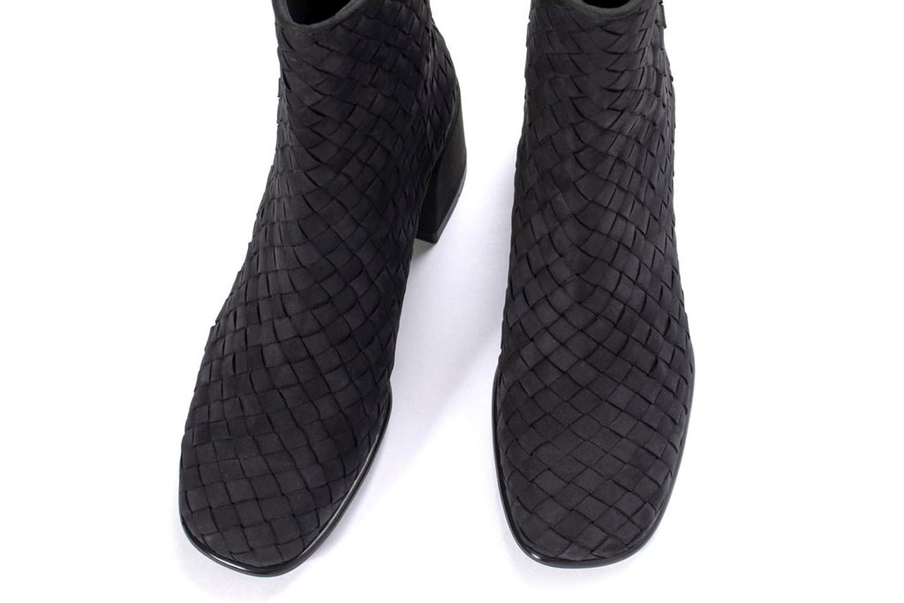 BOTIN TACON VICHY ANTE NEGRO 8MM