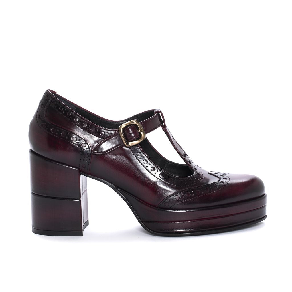 BRISA CHIANTI NEPAL HEELED MARY JANE SHOES