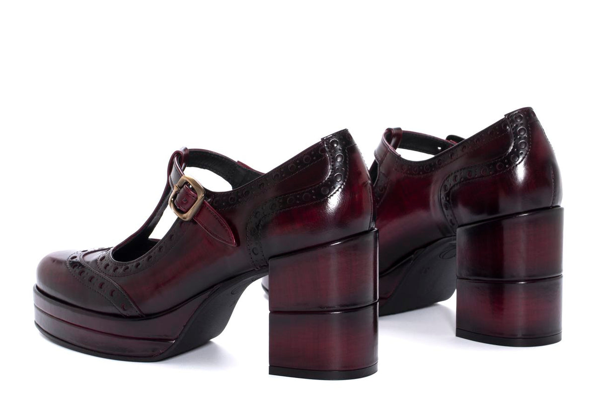 BRISA CHIANTI NEPAL HEELED MARY JANE SHOES
