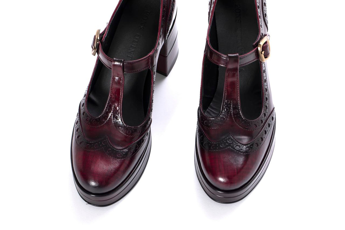 BRISA CHIANTI NEPAL HEELED MARY JANE SHOES