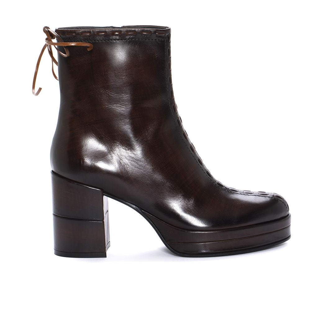 BRISA NEPAL EBANO HEELED ANKLE BOOT
