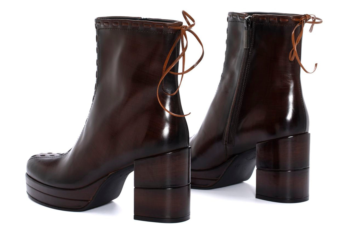 BRISA NEPAL EBANO HEELED ANKLE BOOT