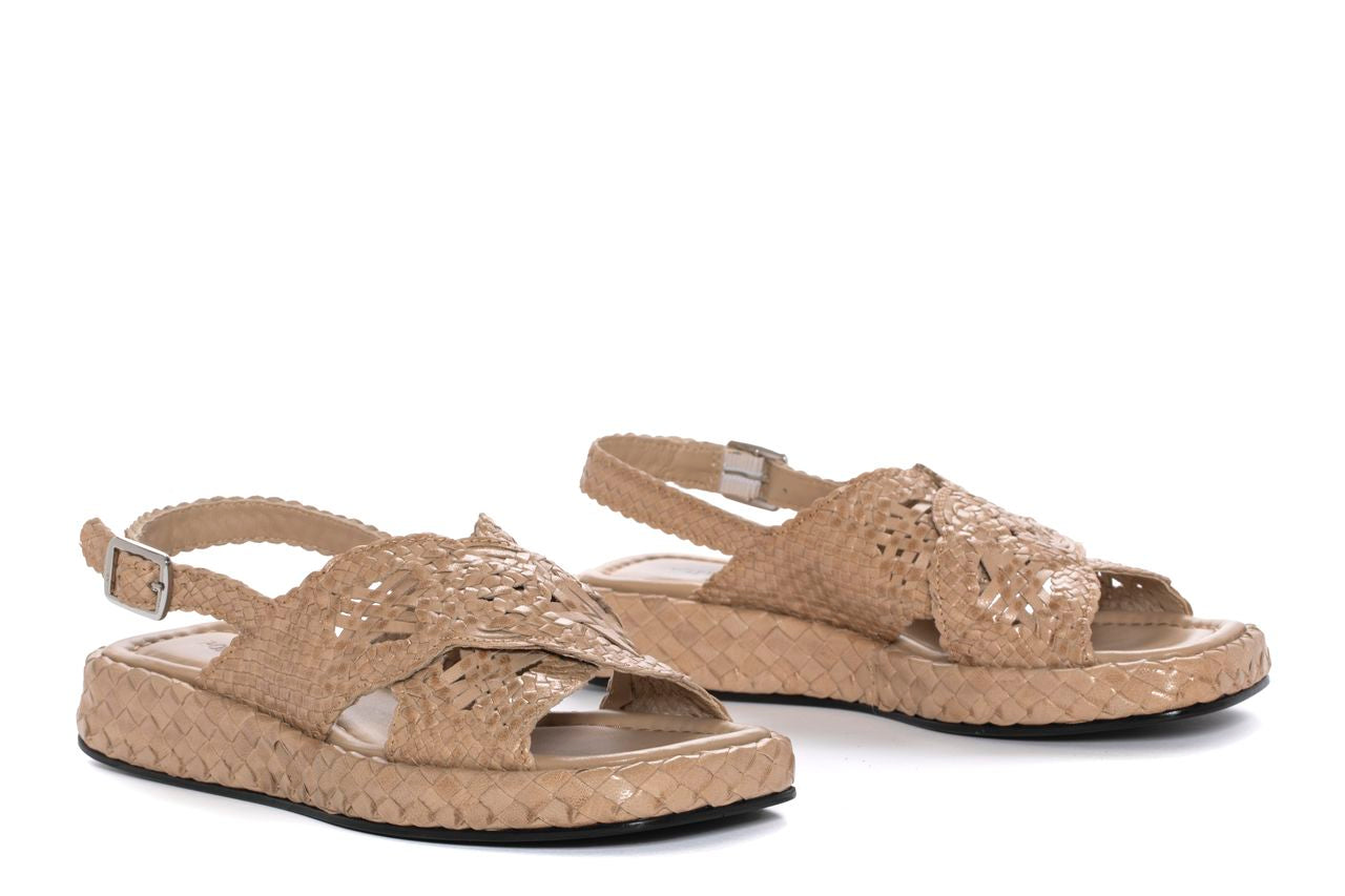 SANDALIA PLANA MALTA TAUPE