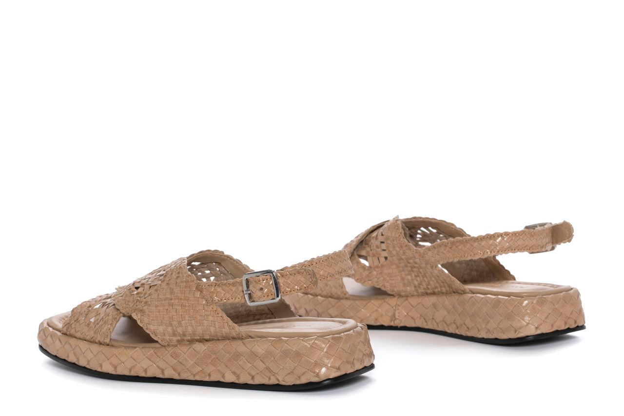 SANDALIA PLANA MALTA TAUPE