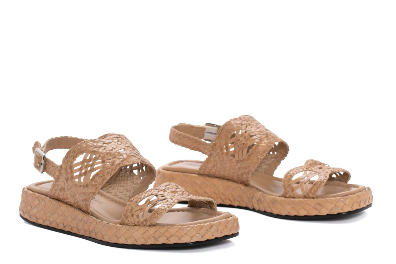 SANDALIA PLANA MALTA TAUPE