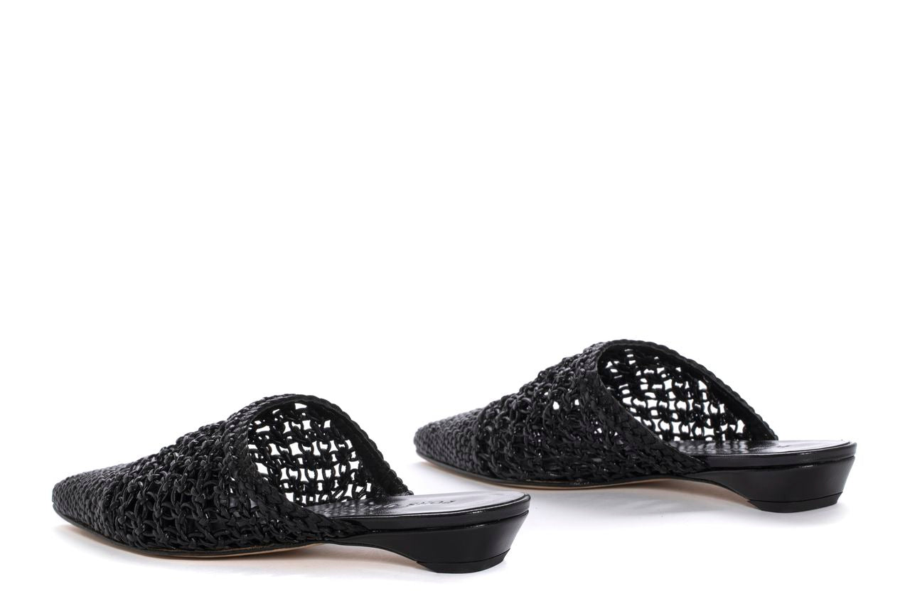 SANDALIA PLANA LUCY NEGRO