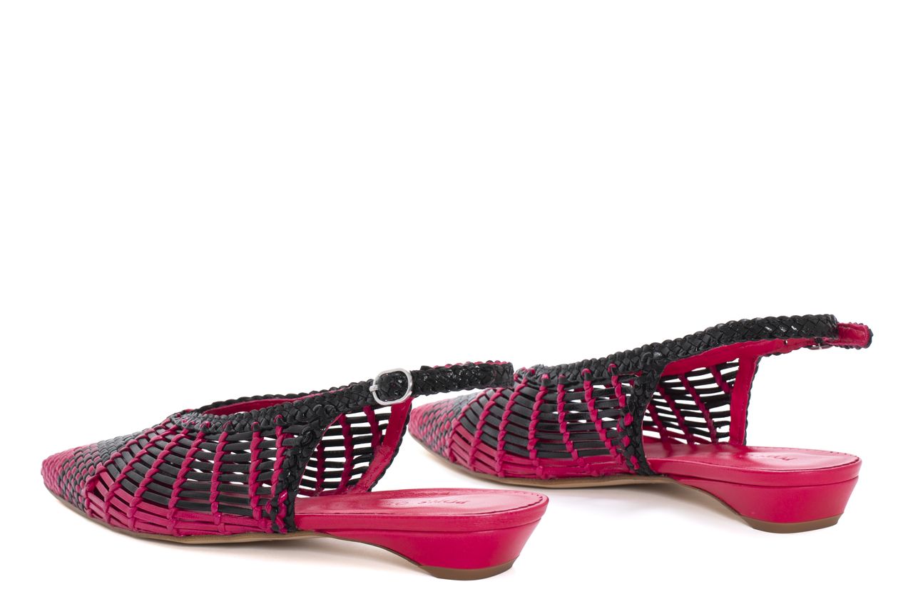 SANDALIA PLANA LUCY LIRIO+NEGRO