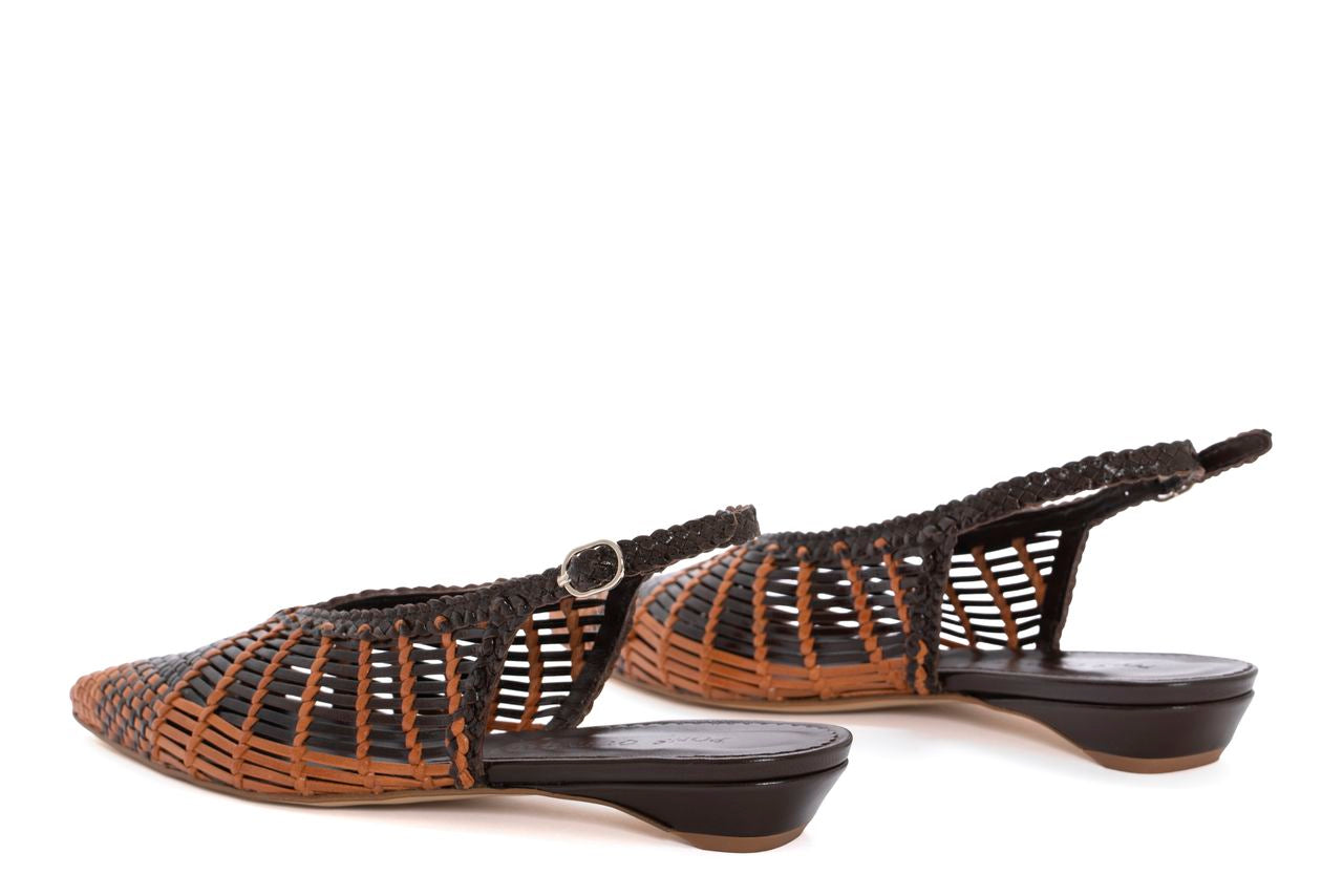 LUCY FLAT SANDAL COFFE+TOFFEE