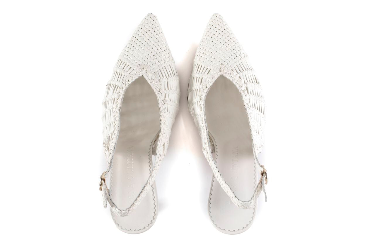 SANDALIA TACON MORITZ WET MILK